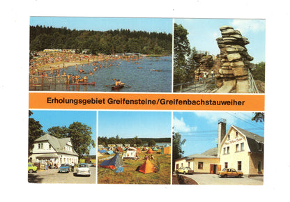 Ansichtskarte Erholungsgebiet Greifensteine / Greifenbachstauweiher