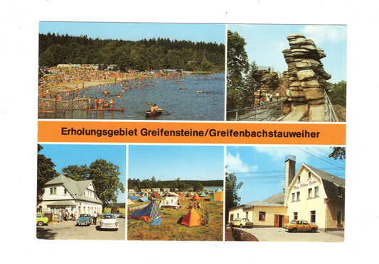 Ansichtskarte Erholungsgebiet Greifensteine / Greifenbachstauweiher