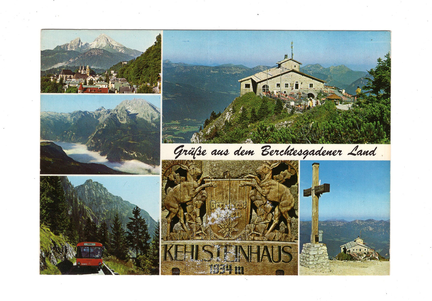 Ansichtskarte Berchtesgadener Land