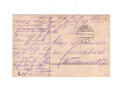 Ansichtskarte Feldpost - Hanau 1917 / K1-60