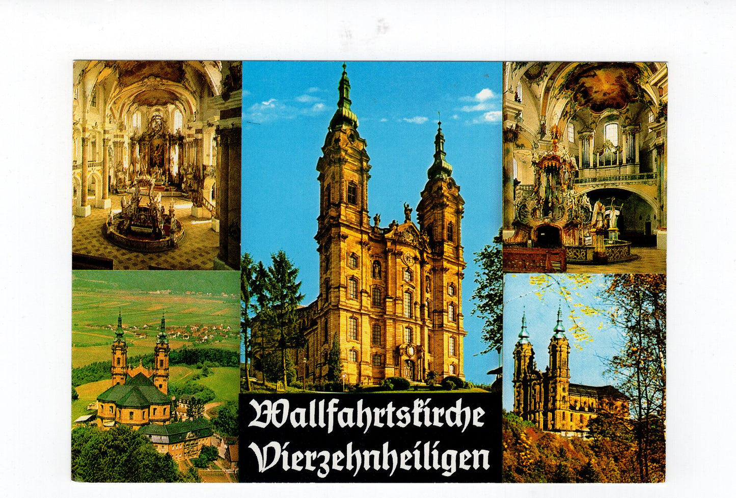 Ansichtskarte Wallfahrtskirche Vierzehnheiligen