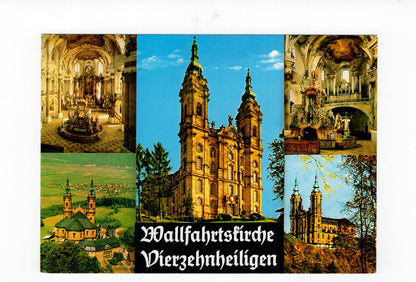 Ansichtskarte Wallfahrtskirche Vierzehnheiligen