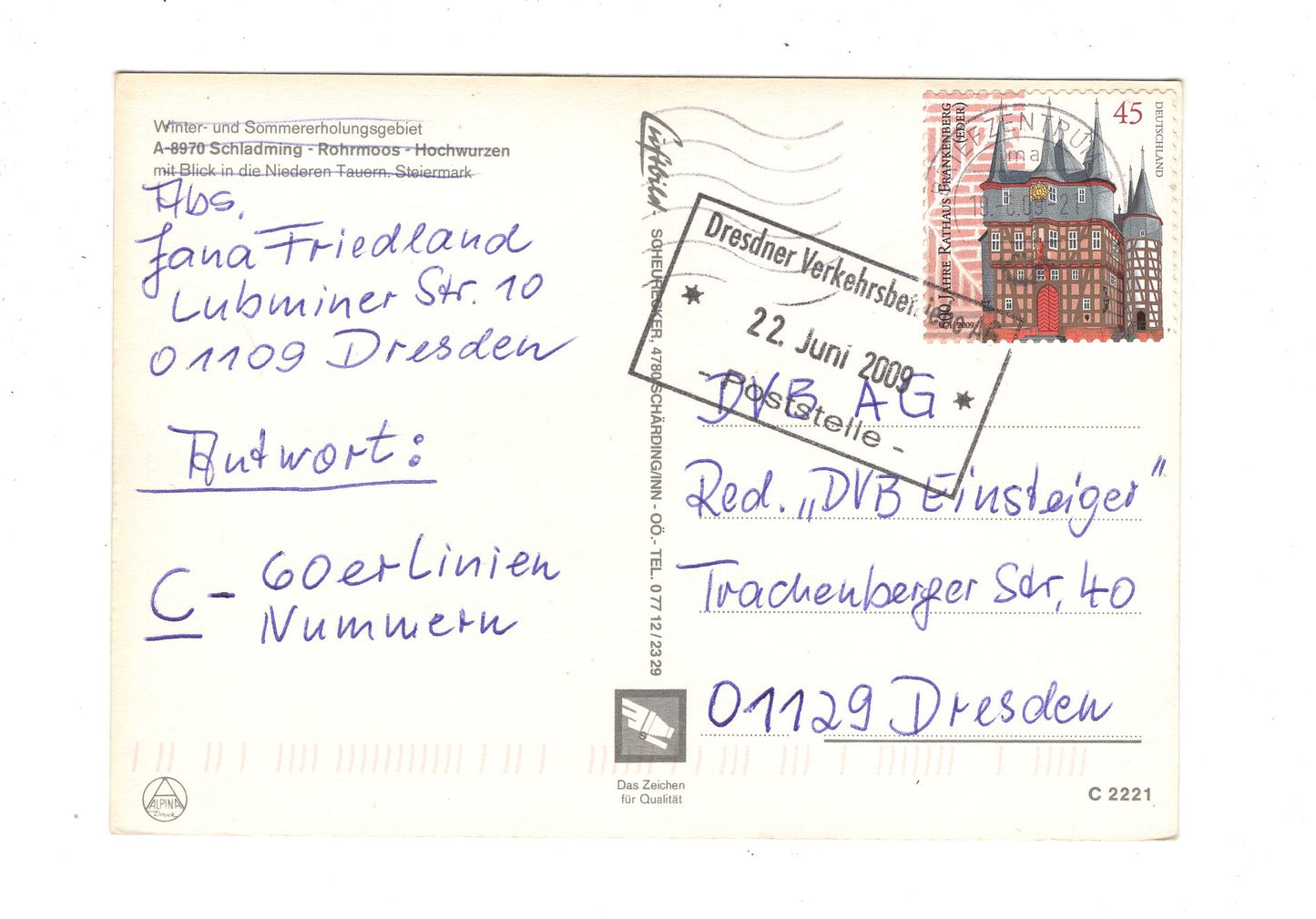 Ansichtskarte Schladming - Rohrmoos Ferienparadies / Österreich