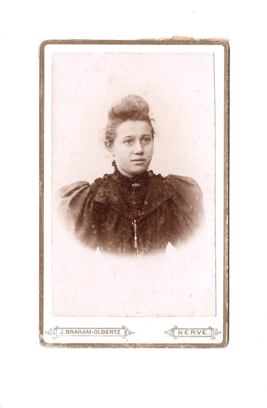 Fotografie Damenportrait - Herve 1890er