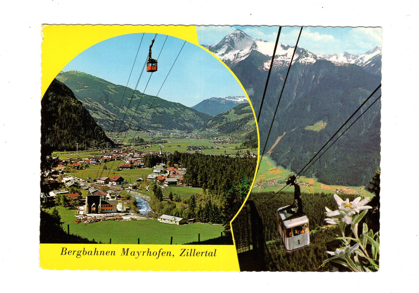 Ansichtskarte Bergbahnen Mayrhofen / Zillertal / Tirol / Österreich