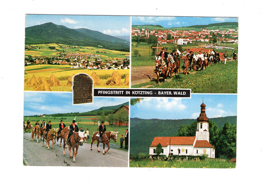 Ansichtskarte Pfingstritt in Kötzting / Bayerischer Wald