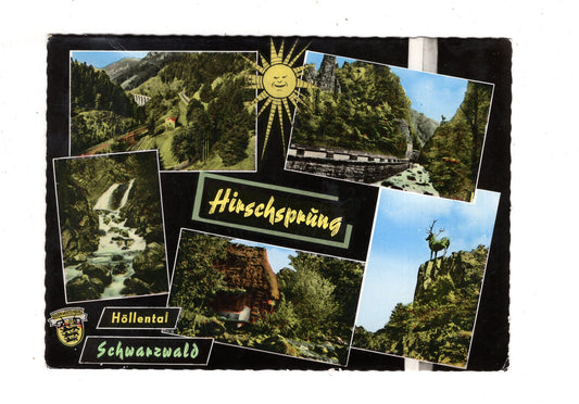 Ansichtskarte Hirschsprung / Höllental / Schwarzwald / K1-57