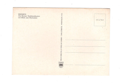 Ansichtskarte Bremen / Die Bremer Stadtmusikanten