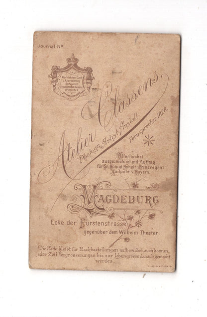 Fotografie Soldat - Magdeburg 1890er / CDV M1-05