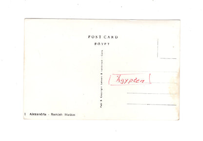 Ansichtskarte Alexandria / Ramleh Station / Ägypten