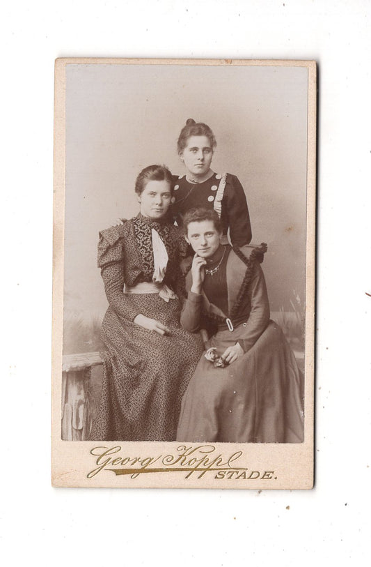 Fotografie Feine Damen - Stade 1890er