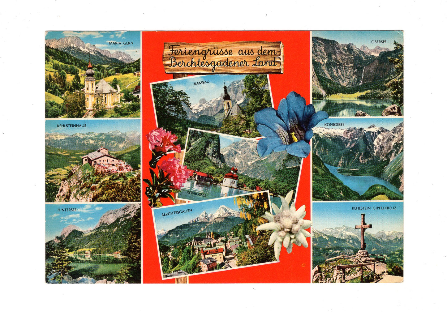 Ansichtskarte Berchtesgadener Land