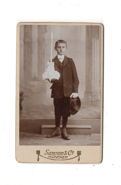 Fotografie Feiner Junge - München 1890er