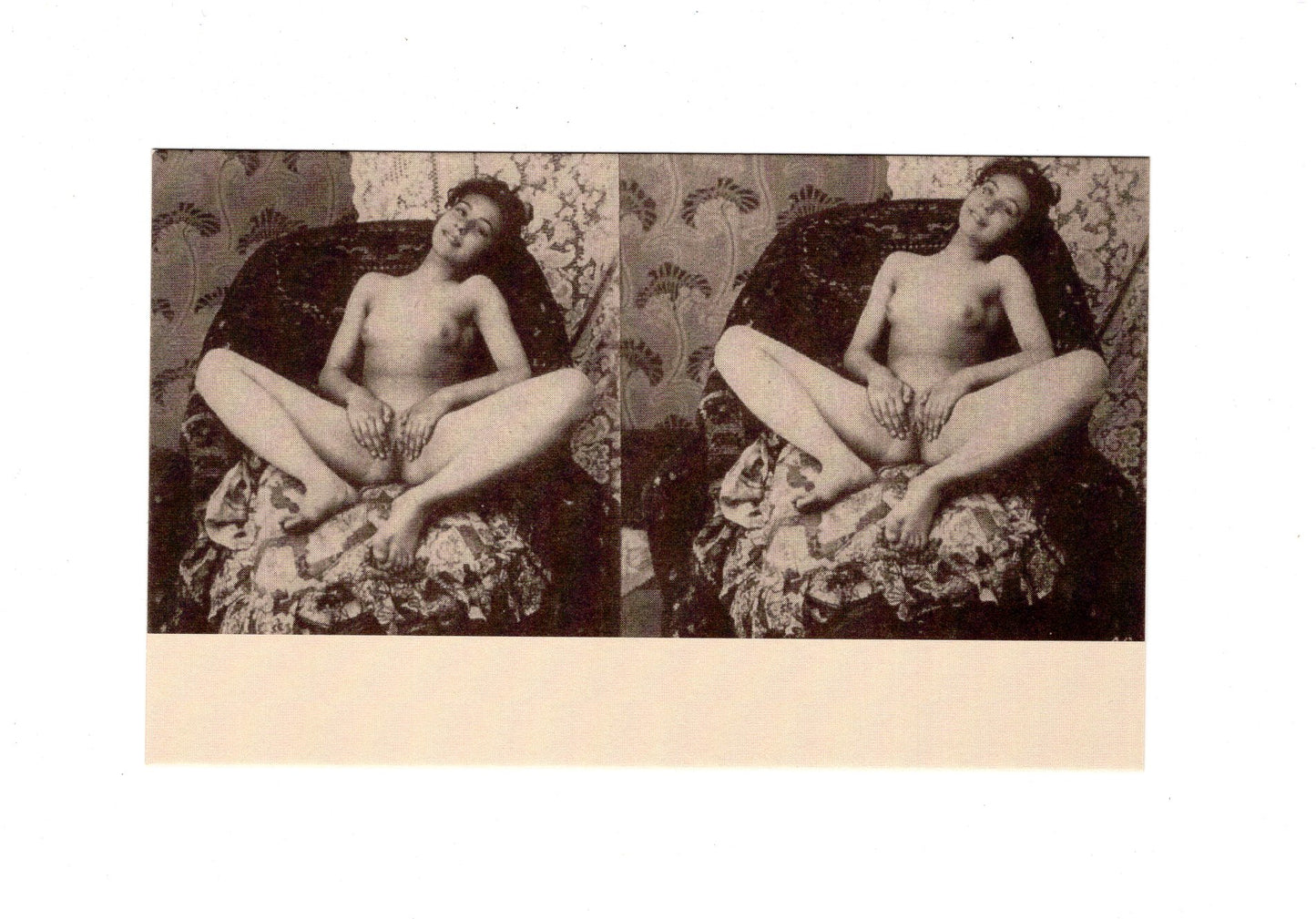 Ansichtskarte Akt / Erotik / Erotische Szene