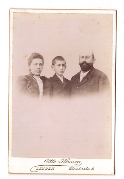 Fotografie Schönes Familienbild - Linden 1890er / CAB U-19