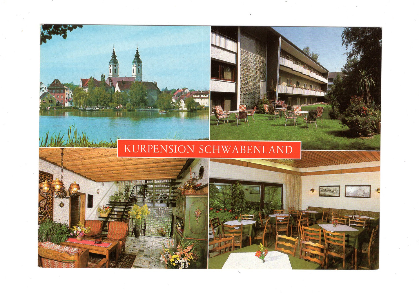 Ansichtskarte Kurpension Schwabenland / Waldsee