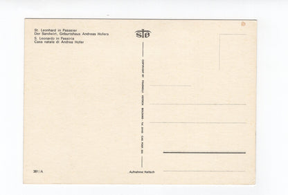 Ansichtskarte St. Leonhard in Passeier / Sandwirt / Geburtshaus Andreas Hofer / Südtirol / Italien