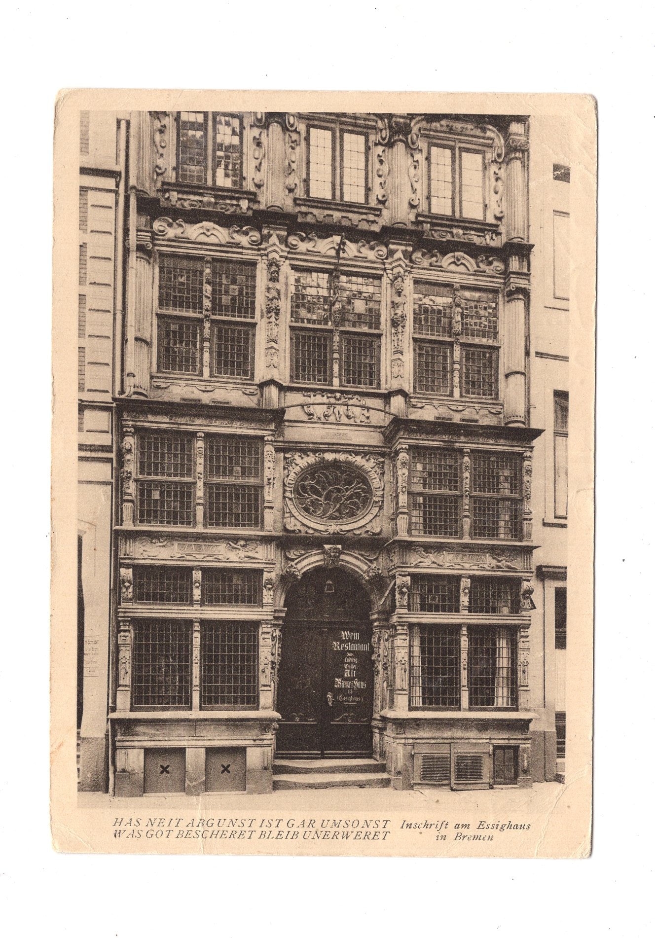 Ansichtskarte Bremen / Essighaus