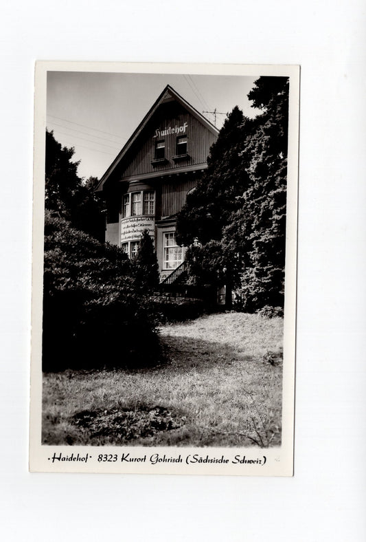 Ansichtskarte Heidehof / Kurort Gohrisch / Sächsische Schweiz