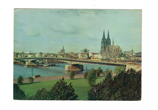 Ansichtskarte Köln am Rhein / Deutzer Brücke / G1-58