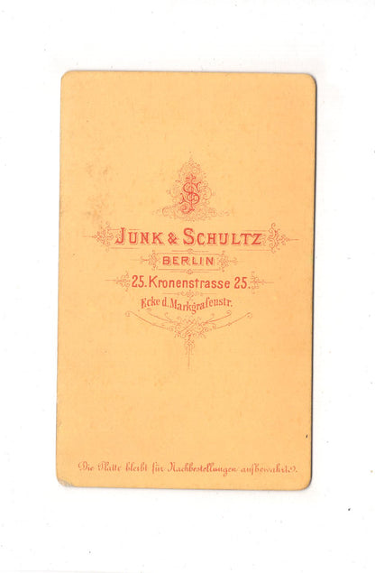 Fotografie Herrenportrait / benannt - Berlin 1874 / CDV C1-20