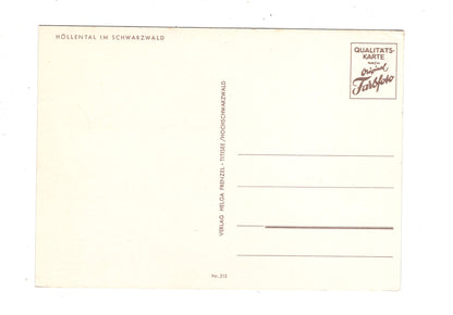 Ansichtskarte Höllental im Schwarzwald / K1-57