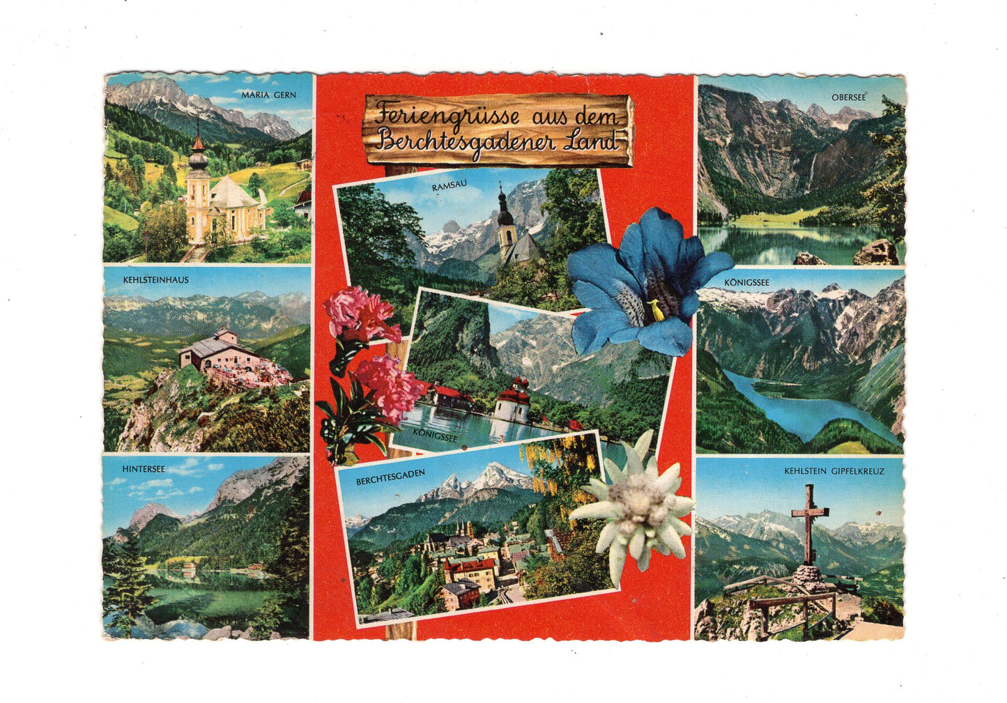 Ansichtskarte Berchtesgadener Land