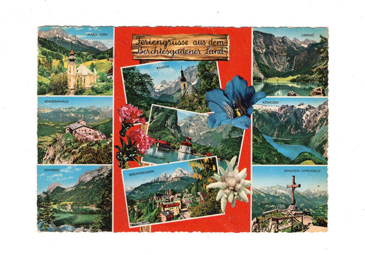 Ansichtskarte Berchtesgadener Land