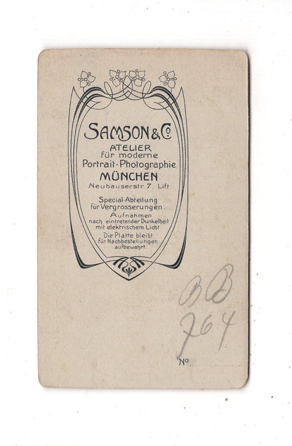 Fotografie Feiner Junge - München 1890er