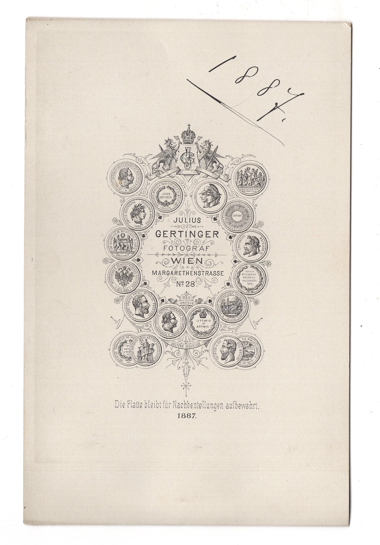 Fotografie Feine Dame - Wien 1880er / CAB W-22