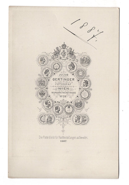 Fotografie Feine Dame - Wien 1880er / CAB W-22