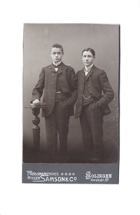Fotografie Feine Jungen - Solingen 1900er
