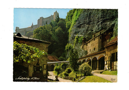 Ansichtskarte Salzburg / St.-Peters-Friedhof mit Katakomben / Österreich