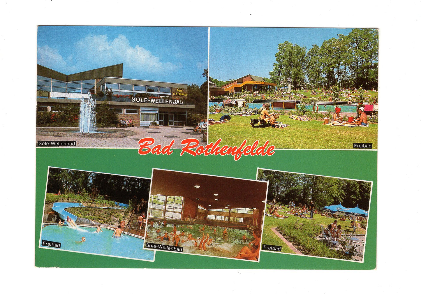 Ansichtskarte Bad Rothenfelde / Sole-Wellenbad / Freibad