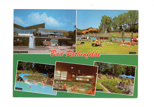 Ansichtskarte Bad Rothenfelde / Sole-Wellenbad / Freibad