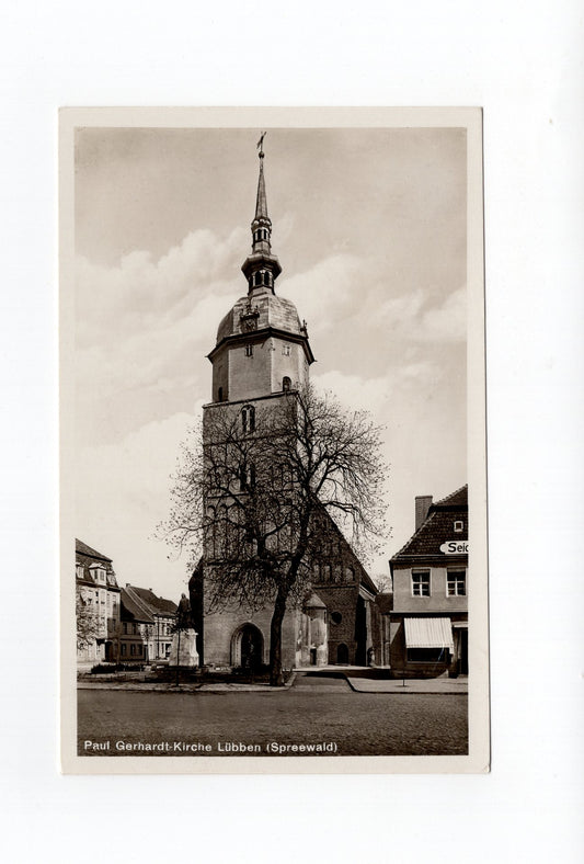 Ansichtskarte Lübben / Spreewald / Paul-Gerhardt-Kirche