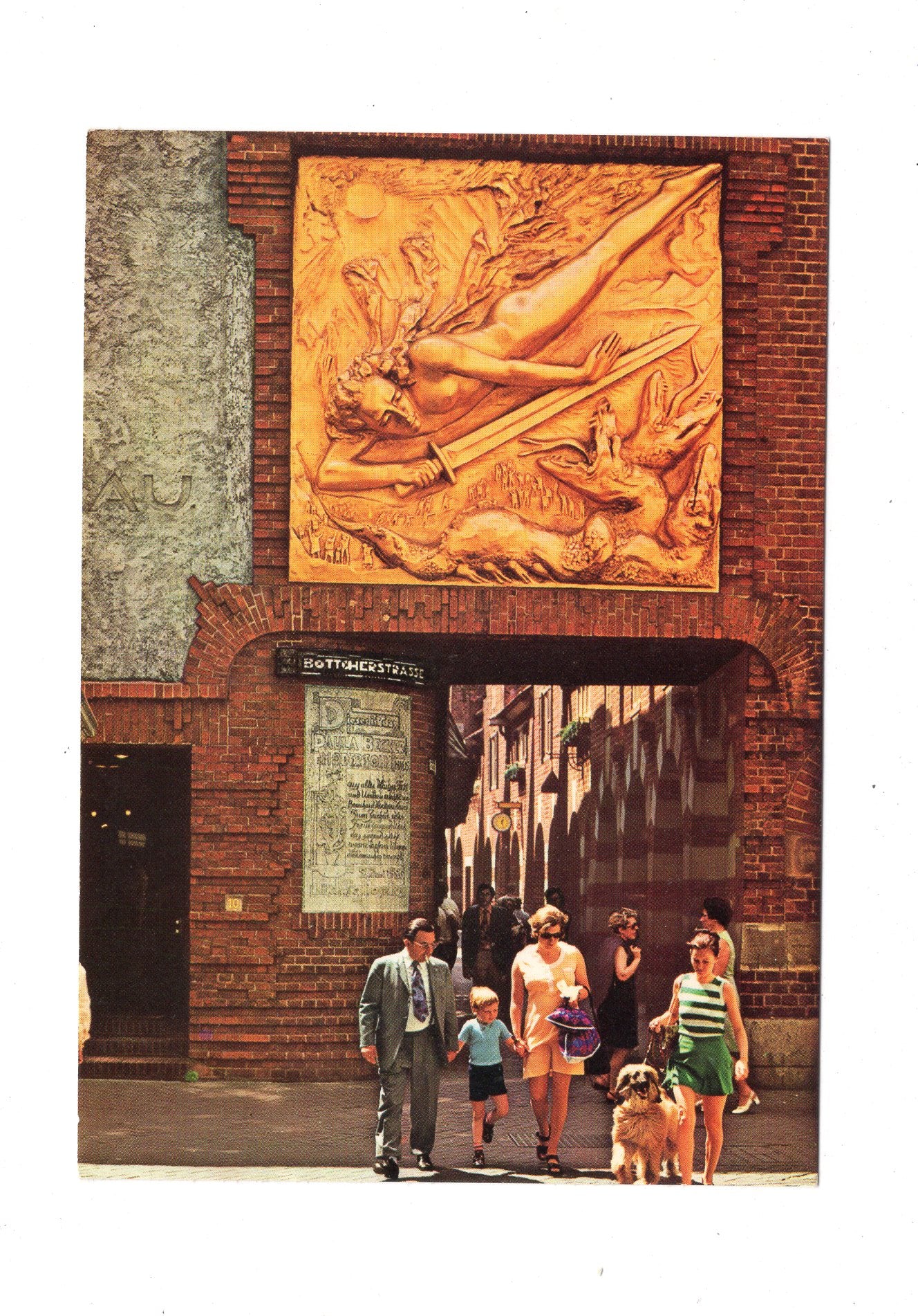 Ansichtskarte Bremen / Böttcherstraße