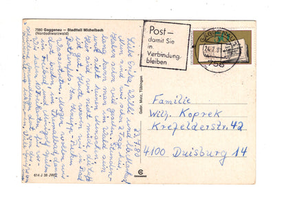 Ansichtskarte Gaggenau / Stadtteil Michelbach / Schwarzwald / K1-57