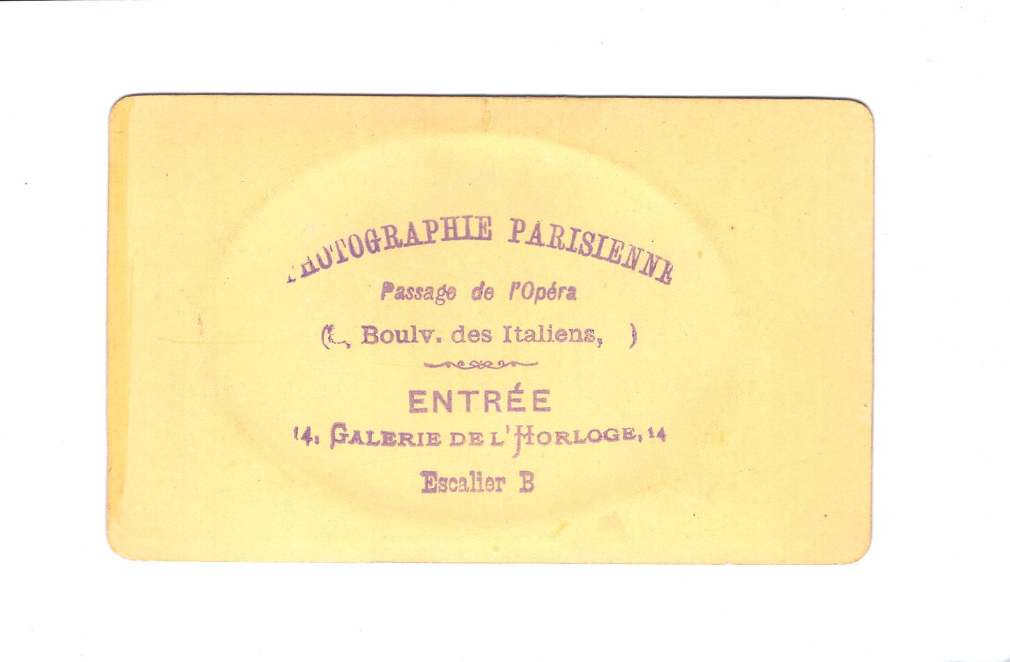 Fotografie Damenportrait - Paris 1870er