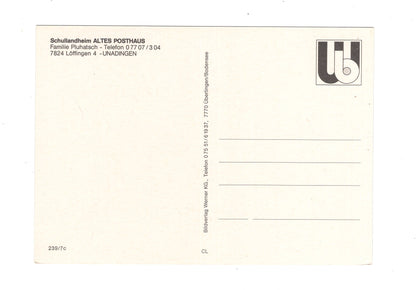 Ansichtskarte Schullandheim Altes Posthaus / Löffingen 4 - Unadingen