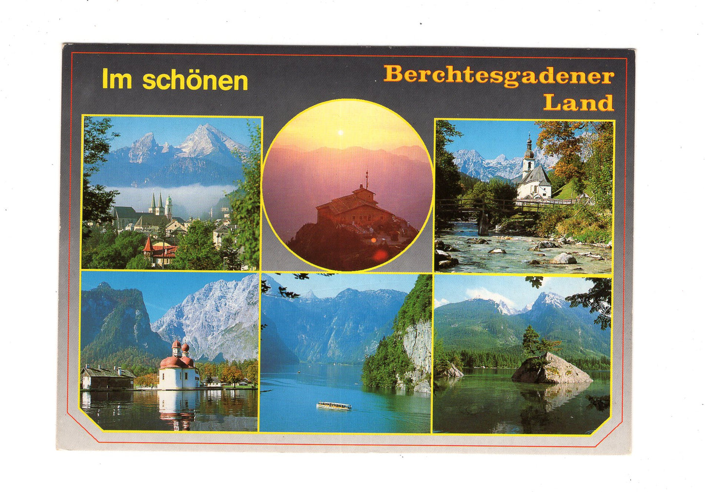 Ansichtskarte Berchtesgadener Land