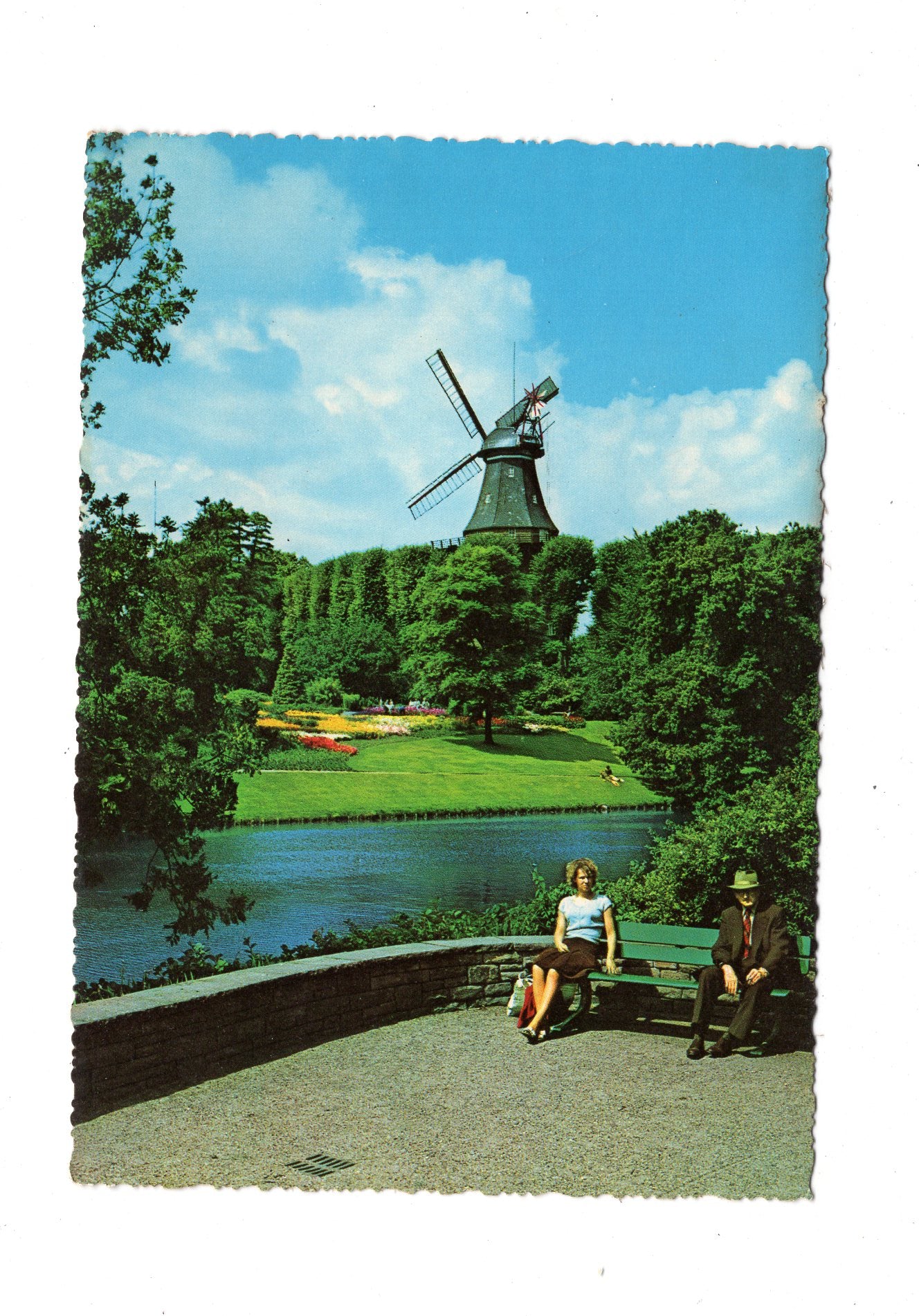 Ansichtskarte Bremen / Mühle am Wall