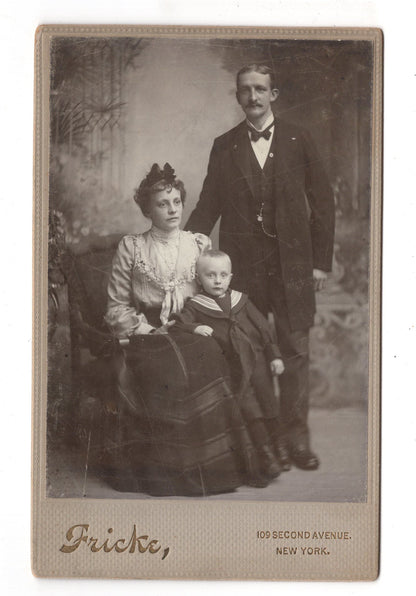 Fotografie Schönes Familienbild - New York / USA 1900er / CAB U-19