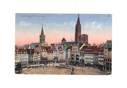 Ansichtskarte / Feldpost - Straßburg 1916