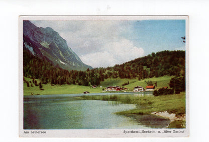 Ansichtskarte Am Lautersee / Sporthotel Seeheim und Alter Gasthof