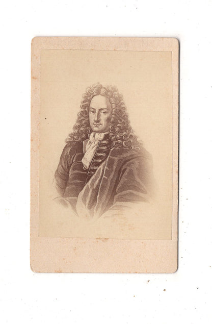 Fotografie Kunst / Gottfried Freiherr von Leibniz - 1870er