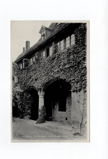 Ansichtskarte Lutherstadt Eisleben / Luthers Geburtshaus