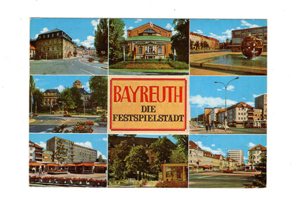 Ansichtskarte Bayreuth - die Festspielstadt