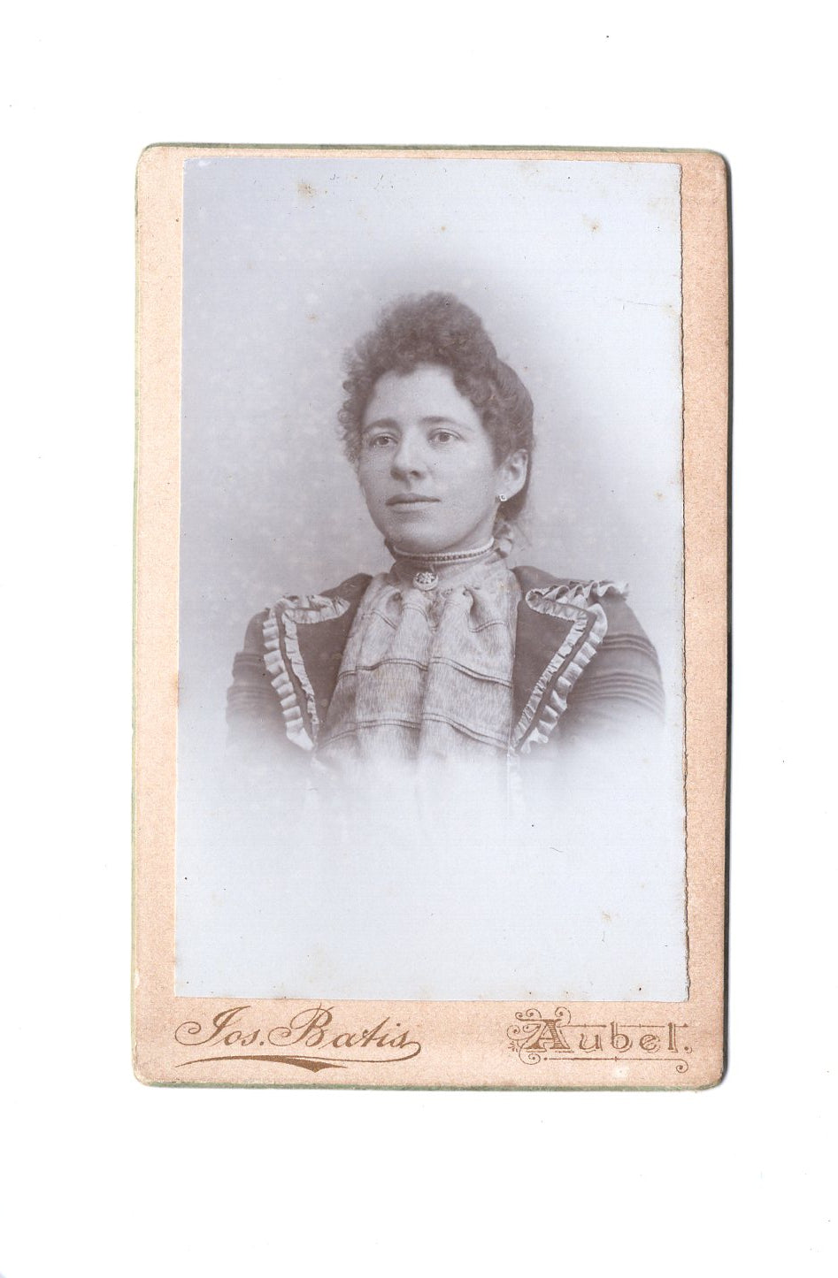 Fotografie Damenportrait - Aubel um 1900