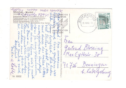 Ansichtskarte München - Weltstadt mit Herz / I1-67